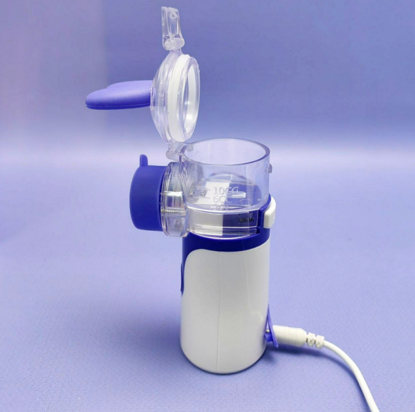 Компактный ультразвуковой ингалятор небулайзер  для детей и взрослых MESH Nebulizer KWL-U101 (3 насадки, 3 режима распыления)